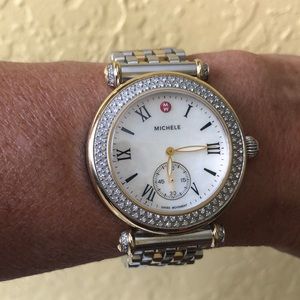Michelle Caber Diamonds two-tone Stainless Watch